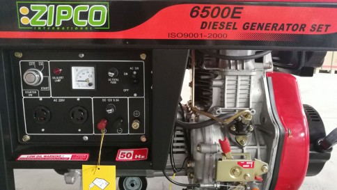 Zipco Diesel Generator 6500E 03